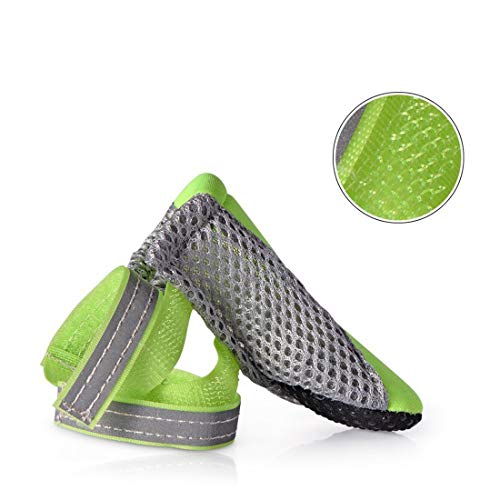 Calcetines Perro Protector De Los Zapatos De La Pata De La Atención De La Pata, Zapatos Transpirables De Malla Botas Suave Único Duraderos Botines Botas para Pequeños Perros Medianos