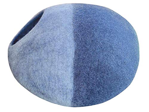 Cama Cueva para Gatos y pequeñas Mascotas en Tonos Azul - Cat Cave Blue
