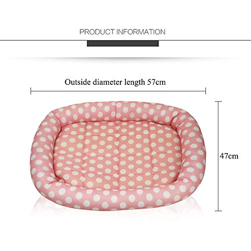 Cama Del Animal Doméstico Jerarquía del animal doméstico cómodo y transpirable Sandwich del perrito de la perrera Malla respiración Gusano cojín del animal doméstico Jerarquía Del Animal Doméstico Cam
