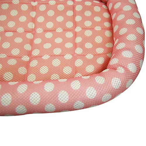 Cama Del Animal Doméstico Jerarquía del animal doméstico cómodo y transpirable Sandwich del perrito de la perrera Malla respiración Gusano cojín del animal doméstico Jerarquía Del Animal Doméstico Cam