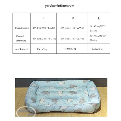 Cama Mascota Perro Gato Perro estera de enfriamiento - Este cojín de enfriamiento del animal doméstico tiene perros y gatos frescos en un clima cálido - Enfriamiento Mat for perros Colchón Perro