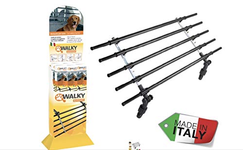 Camon Walky Barrier - Particionar Separador Universal Para El Coche, Protección Del Límite Para Mascotas Perro, Fácil De Montar