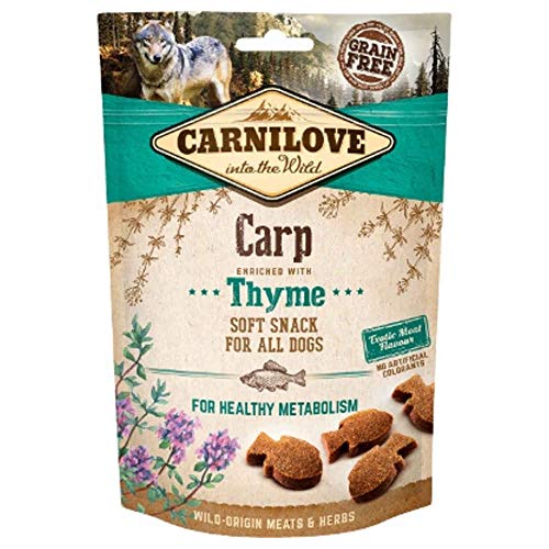 Carnilove Crunchy Snack Carp & Thyme, Premios para Perro, 200G - 200 gr