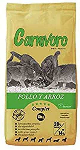 CARNIVORO Complet Pollo arroz 15 kg