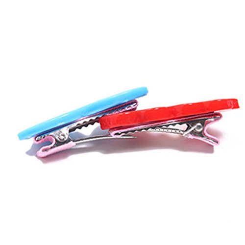 Carykon 20 pinzas para el pelo de perro, diseño de corazón, con forma de corazón, para mascotas, multicolor