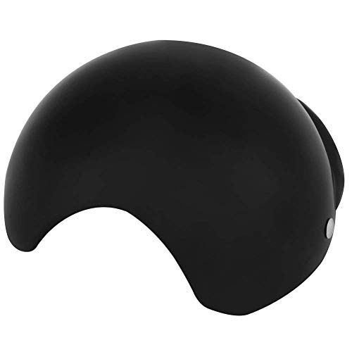 Casco de perro para mascota, casco de motocicleta, casco de bicicleta, sombrero de plástico ABS para mascotas (negro)