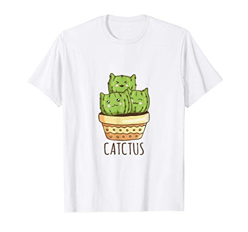 CATCTUS gato gatito gatito cactus Camiseta