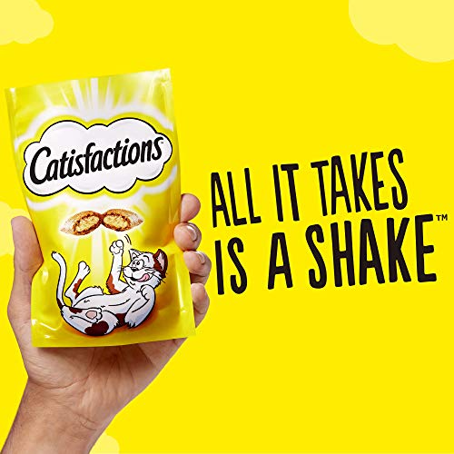 Catisfaction Premios para Gatos, Sabor Queso (Pack de 6 x 60g)
