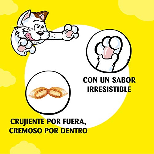Catisfaction Premios para Gatos, Sabor Queso (Pack de 6 x 60g)