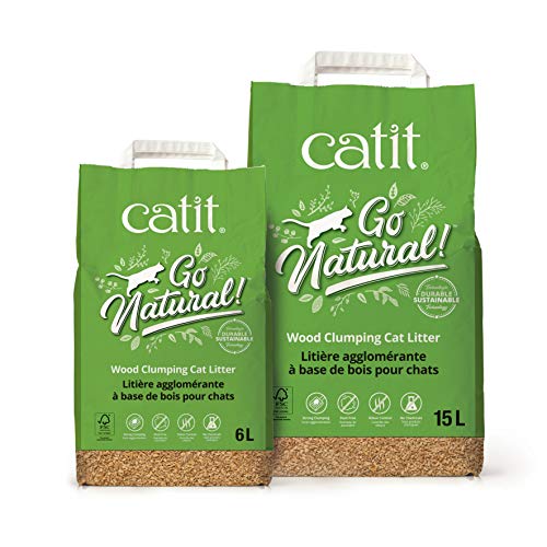 Catit Go Natural! Arena De Madera Aglomerante. 6L (2,9) Kg 3000 g