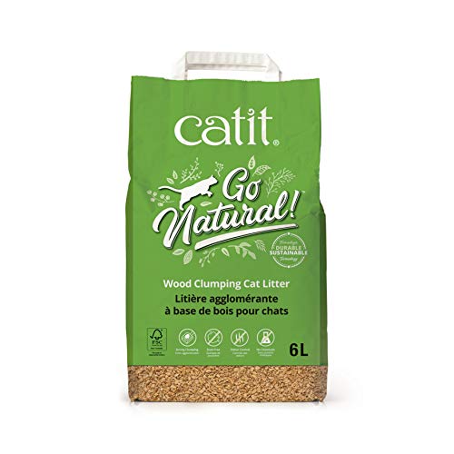 Catit Go Natural! Arena De Madera Aglomerante. 6L (2,9) Kg 3000 g