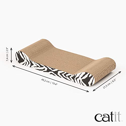 Catit Rascador Divan Cebra, 49.5 cm