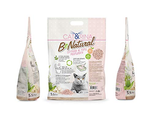 CAT&RINA Benatural - Arena al Tofu perfumada - 5,5 L