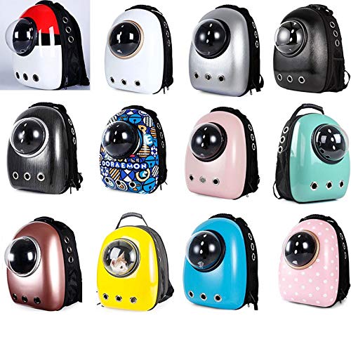 CHAOFEI Cápsula Espacial Transpirable, Bolsa De Viaje con Burbujas De Astronauta, Transporte, Lindo, Pequeño, Perro, Gato, Portador, Mochila para Mascotas M Pokemon