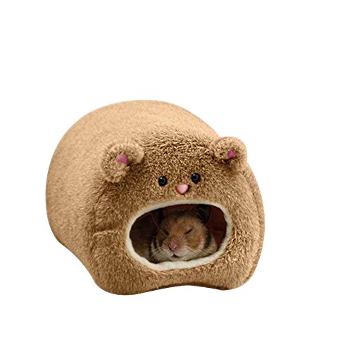 Chytaii - Cama de hámster con diseño de ratón, pequeño animal de peluche suave