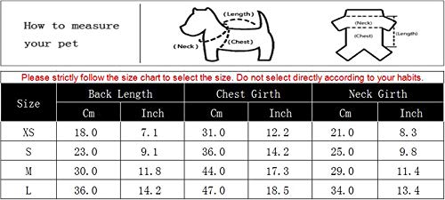 CIDCIJN Ropa para Mascotas,Gato Mascota Traje Fucsia Ropa Pequeño Perro Cachorro Lindo Gatito Camiseta Camisa Chaleco Verano Vestidos para La Primavera Y El Verano,L