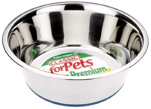 Classic Mascota Productos Acero Super Premium Antideslizante Dish, 4000 ml