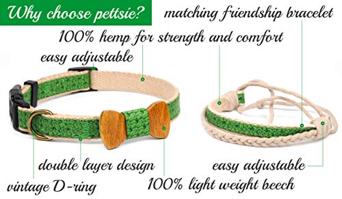 Collar con pajarita para perros y brazalete de amistad marca Pettsie
