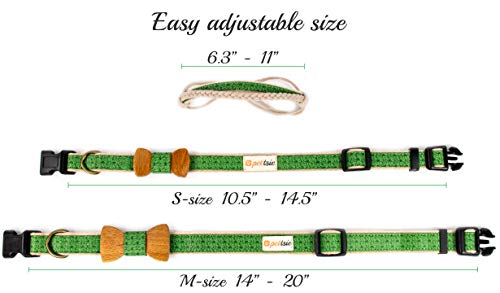 Collar con pajarita para perros y brazalete de amistad marca Pettsie