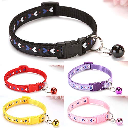 Collar de seguridad elástico ajustable con material de terciopelo suave para mascotas, collar de perro pequeño para decoración del hogar (color: verde, tamaño: S)