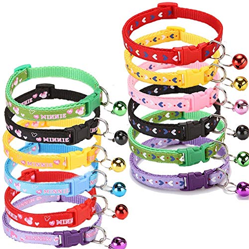 Collar de seguridad elástico ajustable con material de terciopelo suave para mascotas, collar de perro pequeño para decoración del hogar (color: verde, tamaño: S)