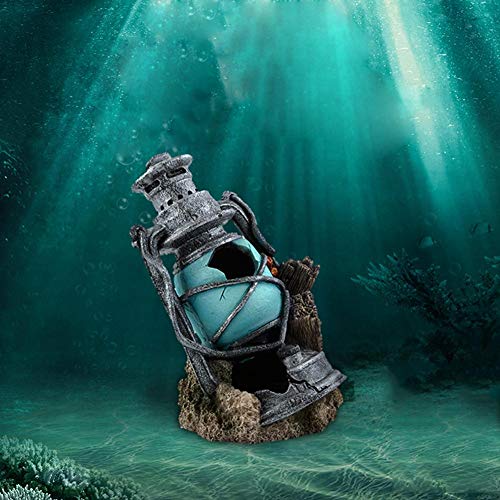 Comaie casa jardín novedades Decoraciones decoración para Adornos Muebles Faro artesanías Adornos Mini Modelado Acuario y pecera paisajismo Escapar Cueva escondite Peces camarones