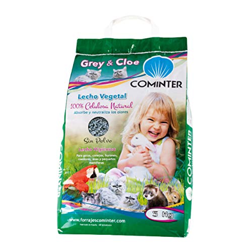 Cominter Animal Health Lecho Vegetal Papel Grey & Cloe 20L 8000 g
