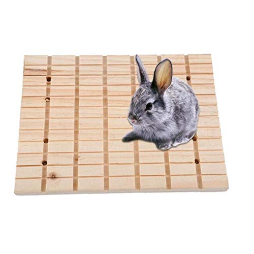 Conejo Cubierta Garra Rascador Mascotas Pequeñas De Madera Cuadrado Garras Hámsters Animal
