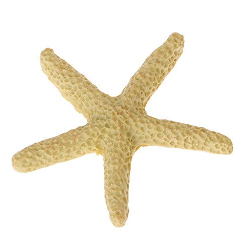 congchuaty 5 piezas de peces artificiales de estrella de mar para decoración de acuario, simulación de resina