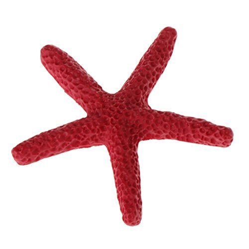congchuaty 5 piezas de peces artificiales de estrella de mar para decoración de acuario, simulación de resina