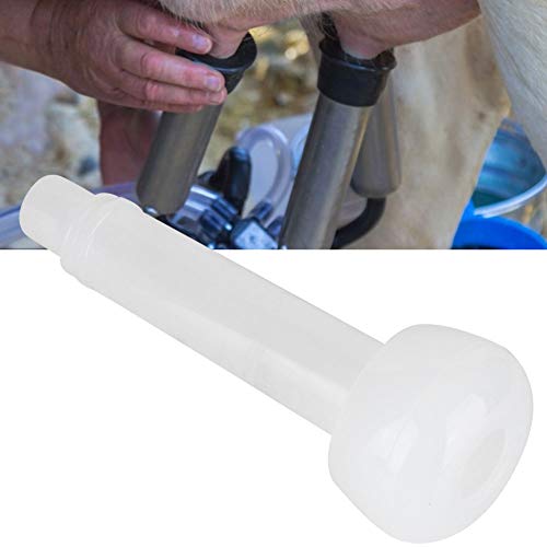 Cosiki Revestimiento de ordeño Duradero de Grado alimenticio de Cabeza Redonda, Revestimiento de pezones de Leche Suave, para ordeño de Ganado(G321)