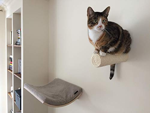 COSY AND DOZY Sisal Climbing Step, poste de sisal, árbol rascador de pared, letra de escalada
