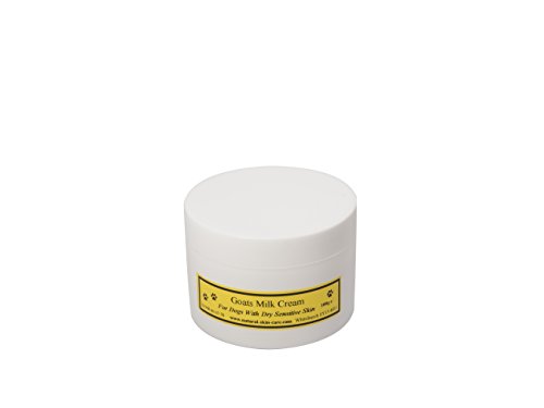 Crema de leche de cabra para perros 100 g, piel seca, picazón, alergias, prurito.