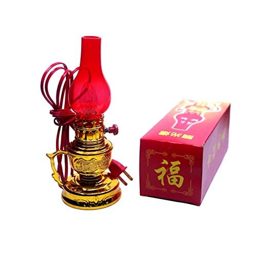 Cremación Memorial Atenuación de Cuentas Plug-in Multi-luz luz luz eléctrica a Largo Candle Light Led Nano-luz de Dos Polos for Las Luces de Buda Cremation Jewelry Collar con Colgante de Acero Ino