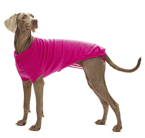 Croci C7174186 Suéter Cuello de Tortuga, para Perros, Valencia Rosa 20 cm