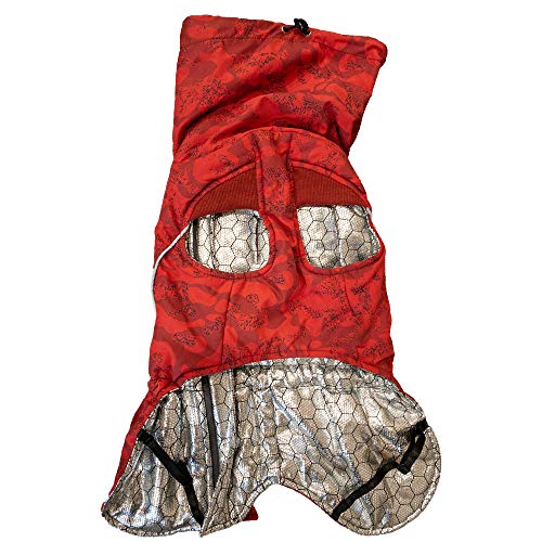 Croci Hiking - Abrigo Impermeable para Perros, Abrigo Acolchado Invernal, Forro termorregulador, Talla 50 cm - 380 g