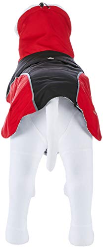 Croci Hiking - Abrigo Impermeable para Perros, Forro termorregulador, Nanga Red, Talla 50 cm - 380 g