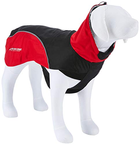 Croci Hiking - Abrigo Impermeable para Perros, Forro termorregulador, Nanga Red, Talla 50 cm - 380 g
