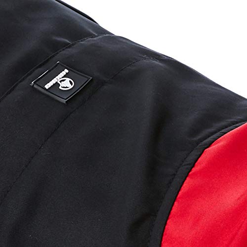 Croci Hiking - Abrigo Impermeable para Perros, Forro termorregulador, Nanga Red, Talla 50 cm - 380 g