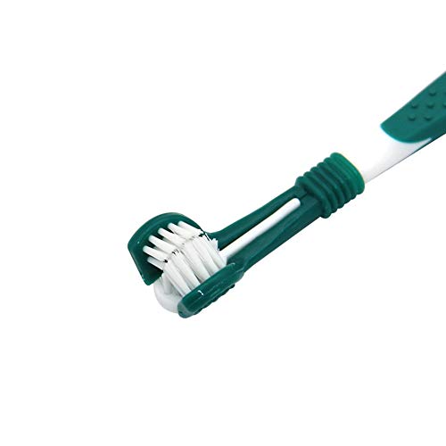 Csheng Cepillo De Dientes para Perros Cepillos De Dientes para Perros Cepillo De Dientes para Cachorros Cepillo De Dientes para Mascotas Productos De Limpieza Oral para Mascotas