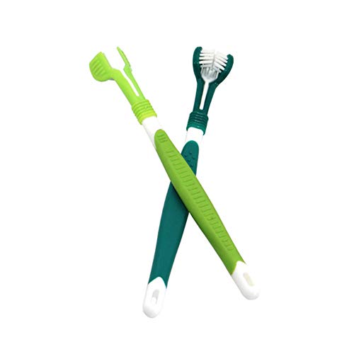 Csheng Cepillo De Dientes para Perros Cepillos De Dientes para Perros Cepillo De Dientes para Cachorros Cepillo De Dientes para Mascotas Productos De Limpieza Oral para Mascotas