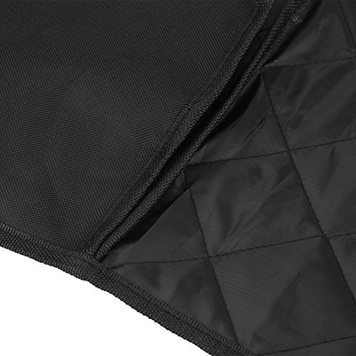 Cubierta del asiento del animal doméstico del coche, asiento individual delantero del coche antideslizante Funda del asiento del perro del animal doméstico Protector Pad Cesta Impermeable Negro