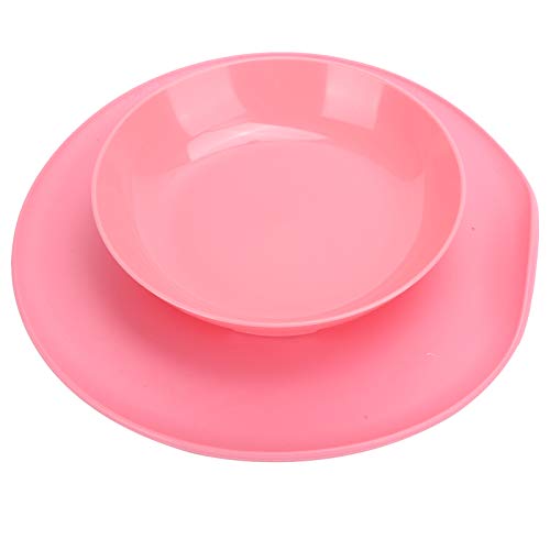 Cuenco de alimentación para Perros, Cuenco Antideslizante para Mascotas comedero de plástico Desmontable para Mascotas Platos de alimentación para el apetito del Gato con Gran capacid(01)