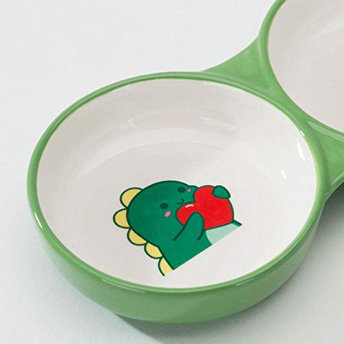 Cuencos Gatos Ceramica, Cuencos Gatos Mueble, Cuencos para Agua y Comida para Gatos Cuencos para Interiores de Primera Calidad para Mascotas Juego de Regalo para Gatos o Perros Pequeños