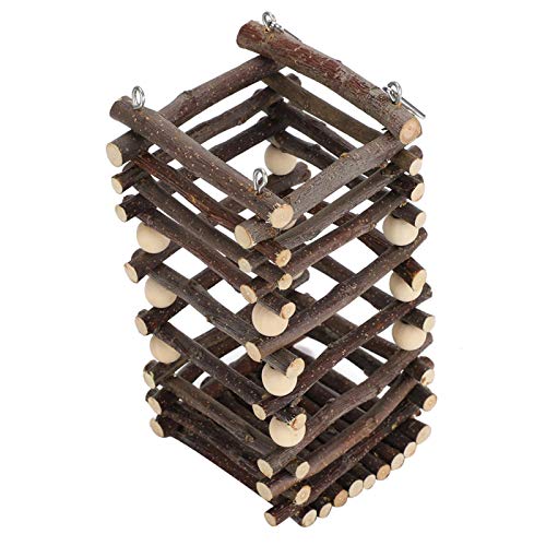 Cuque Alimentador de Alimentos de Pasto Saludable, alimentador de Alimentos Alimentador de Alimentos de Pasto de Madera de Manzano, para Conejo