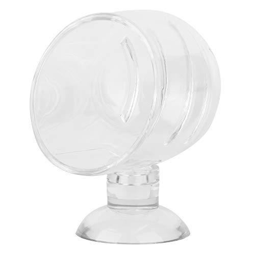 DAUERHAFT Alimentador de Punto Fijo, Taza de alimentación para acuarios, para Alimentar Peces pequeños(Acrylic Slit Cup)