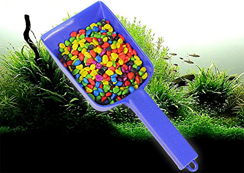 Da.Wa Pala de arena para gatos para mascotas, cuchara para arena de gatos, pala de limpieza para perros, pala pequeña para tanque de pesca, acuario, herramienta de limpieza