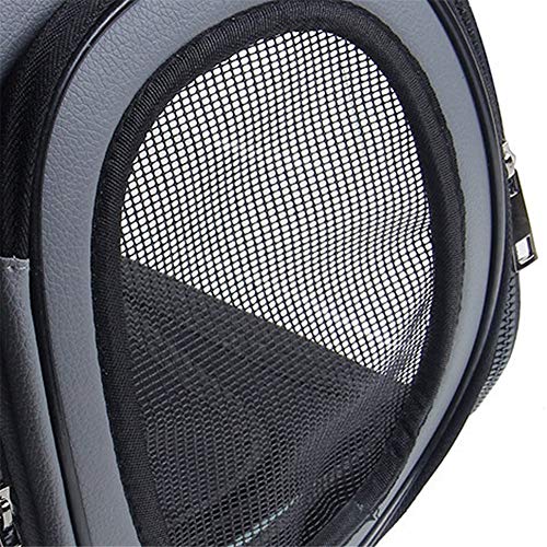 DC CLOUD Bolso para Perro Mochila Perro Portaperros para Perros medianos Pequeño Perro Viajes de Mascotas de Portador Bolsa de Viaje Perro de compañía Gray,L