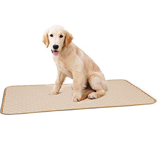 Decdeal Almohadillas para Orina para Perros Absorbentes Impermeables Esteras de Entrenamiento para Mascotas Pañales Reutilizables Lavables para Gatos Cachorros Conejos