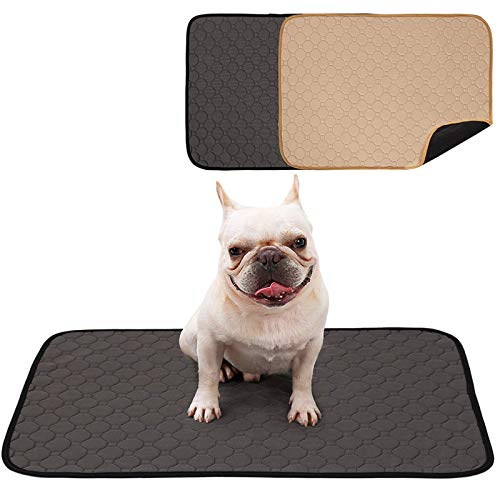 Decdeal Almohadillas para Orina para Perros Absorbentes Impermeables Esteras de Entrenamiento para Mascotas Pañales Reutilizables Lavables para Gatos Cachorros Conejos